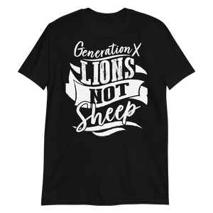 Limited Edition Generation X Lions Not Sheep Short-Sleeve Unisex T-Shirt