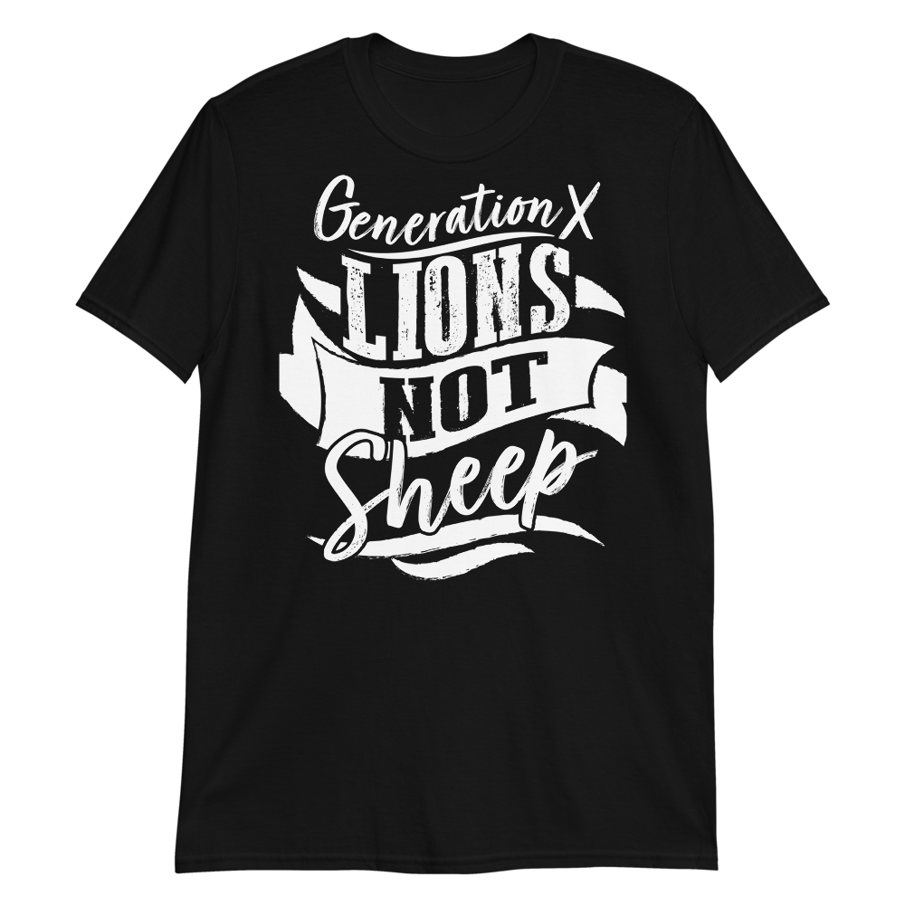 Limited Edition Generation X Lions Not Sheep Short-Sleeve Unisex T-Shirt