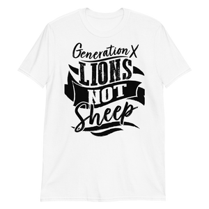 Limited Edition Generation X Lions Not Sheep Short-Sleeve Unisex T-Shirt