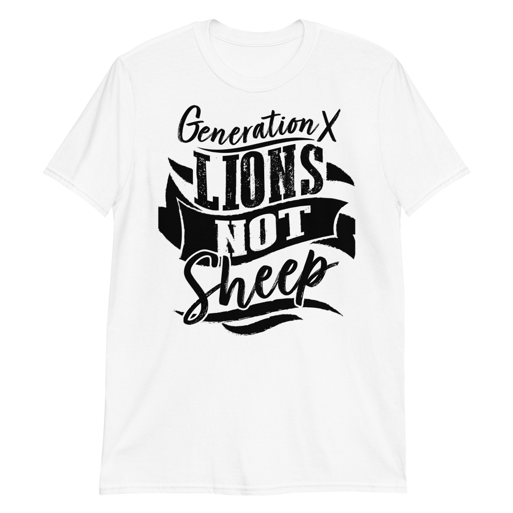 Limited Edition Generation X Lions Not Sheep Short-Sleeve Unisex T-Shirt